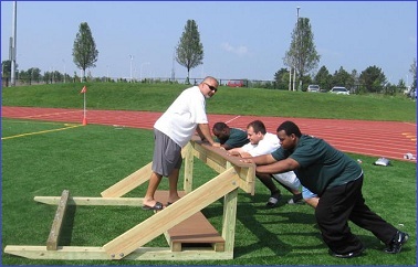 Ram conditioning sled. 3-4 man Maskill sled